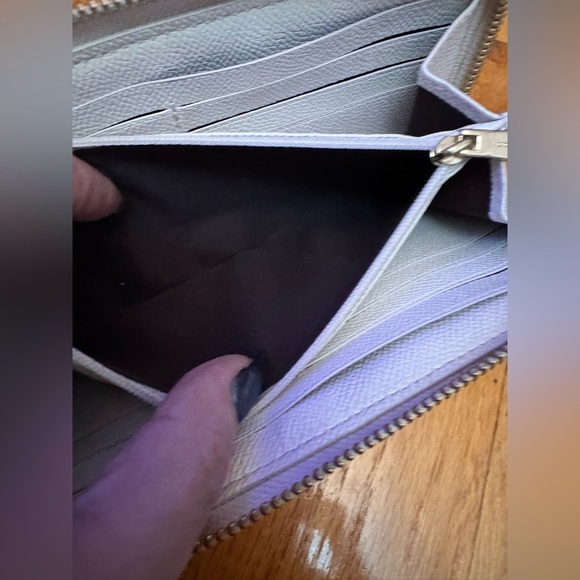 Coach Pebbled Leather Zip Around Long Wallet
On White EUC - Picture 9 of 10